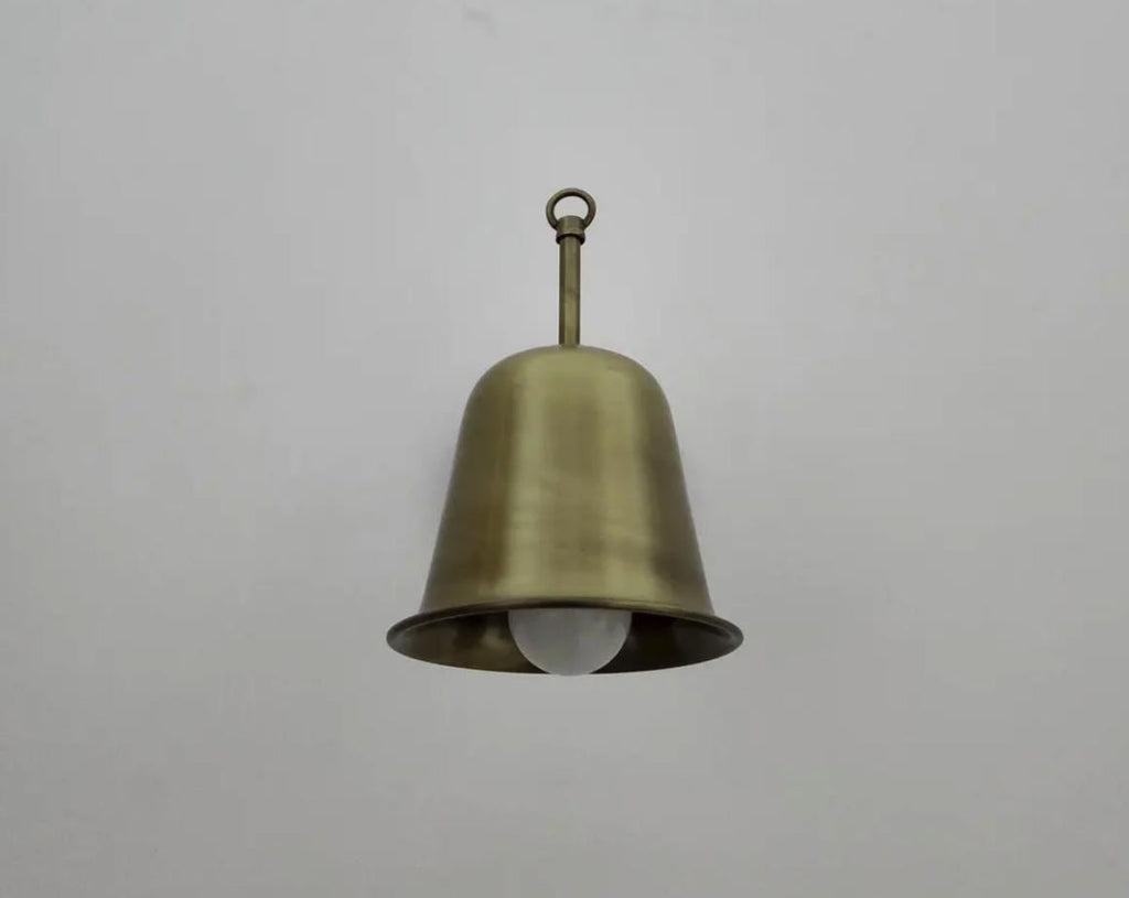Handcrafted Solid Brass Wall Sconce – Mid-Century Modern Articulated Light Fixture with Tapered Shade