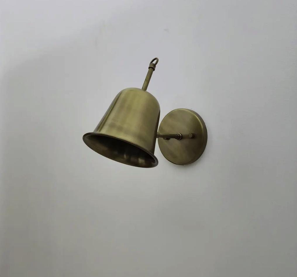 Handcrafted Solid Brass Wall Sconce